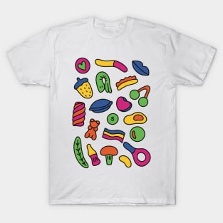 Pick & Mix Sweets T-Shirt